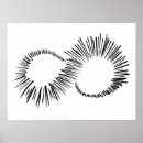 Suche nach unendlichkeit poster Schwarz weiß