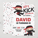 Suche nach ninja einladungen Kinder