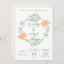 Suche nach pfirsich blumen einladungen Kranz