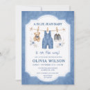 Suche nach blaue jeans einladungen Ländliche babyparty