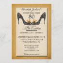 Suche nach eightieth einladungen Elegant