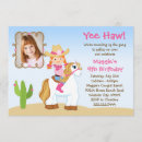 Suche nach pferdegeburtstag einladungen Cowgirl