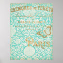 Suche nach vintager schmetterling poster Aquamarin