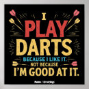 Suche nach darts poster Spaß
