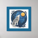 Suche nach schwarzer wolf leinwandbilder Blau