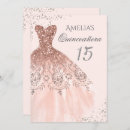 Suche nach rosa quinceanera einladungen Kleid