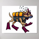 Suche nach scuba diving poster Tauchhund