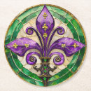 Suche nach fleur de lis untersetzer Mardi gras
