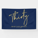 Suche nach dreißigster geburtstag banner Gold