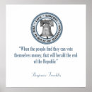 Suche nach benjamin franklin poster Gründungsväter