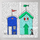 Suche nach hut poster Beach