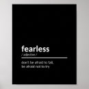 Suche nach furchtlos poster Inspirierend