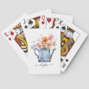 Suche nach rosa blumenstrauß spielkarten Aquarell