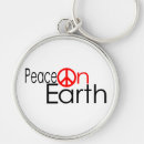 Suche nach weltfrieden schlüsselanhänger Globus