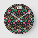 Suche nach dekorative muster wanduhren Blumenreich