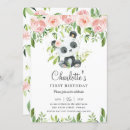 Suche nach rosa panda einladungen Girl