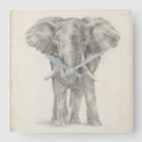 Suche nach elefant wanduhren Safari