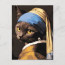 Suche nach schwarze katze postkarten Skurril