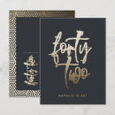 Suche nach 42 geburtstag einladungen Modern