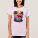 Suche nach rosa flamingo tshirts Palme