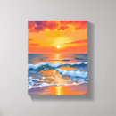 Suche nach goldener sonnenuntergang leinwandbilder Orange