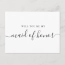 Suche nach moderne willst du meine trauzeugin sein karten Maid of honor