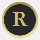 Suche nach monogramm r aufkleber Schwarz