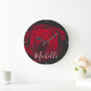 Suche nach vintage rosen wanduhren Rote rose