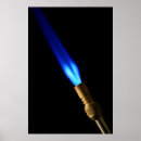 Suche nach blaues feuer poster Schwarz