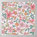 Suche nach elegantes blumenmuster poster Vintag