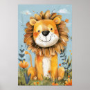 Suche nach löwe kinderzimmer poster Für kinder
