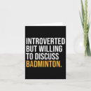 Suche nach badmintonliebhaber karten Shuttle
