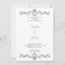 Suche nach silver and white einladungen Elegant