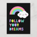 Suche nach niedliche wolke und regenbogen postkarten Kinder