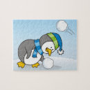 Suche nach pinguin puzzle Cartoon