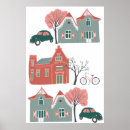 Suche nach niedliches fahrrad poster Zeichnend