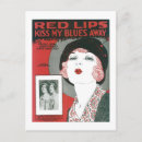 Suche nach red lips postkarten Vintag
