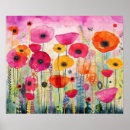 Suche nach mohnblumen poster Aquarell