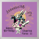 Suche nach white rabbit poster Alice im wunderland