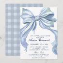 Suche nach blauer gingham einladungen Band