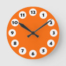 Suche nach orange farbe wanduhren Minimal