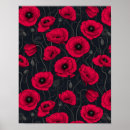 Suche nach red poppies poster Blume