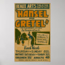 Suche nach hansel und gretel poster Vintag