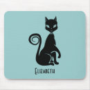 Suche nach schwarze silhouette mousepads Katze