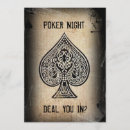 Suche nach poker einladungen Asse