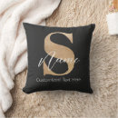 Suche nach monogramm s kissen Personalisiert