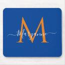 Suche nach orange monogramm mousepads Blau