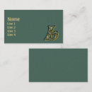 Suche nach buchstabe l visitenkarten Monogramm