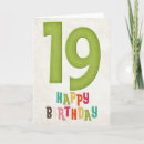 Suche nach glücklicher 19 geburtstag karten Bunt