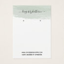 Suche nach loch in einem visitenkarten Schmuck